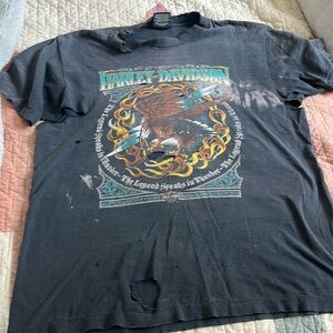 Harley Davidson the legend speaks in thunder shirt